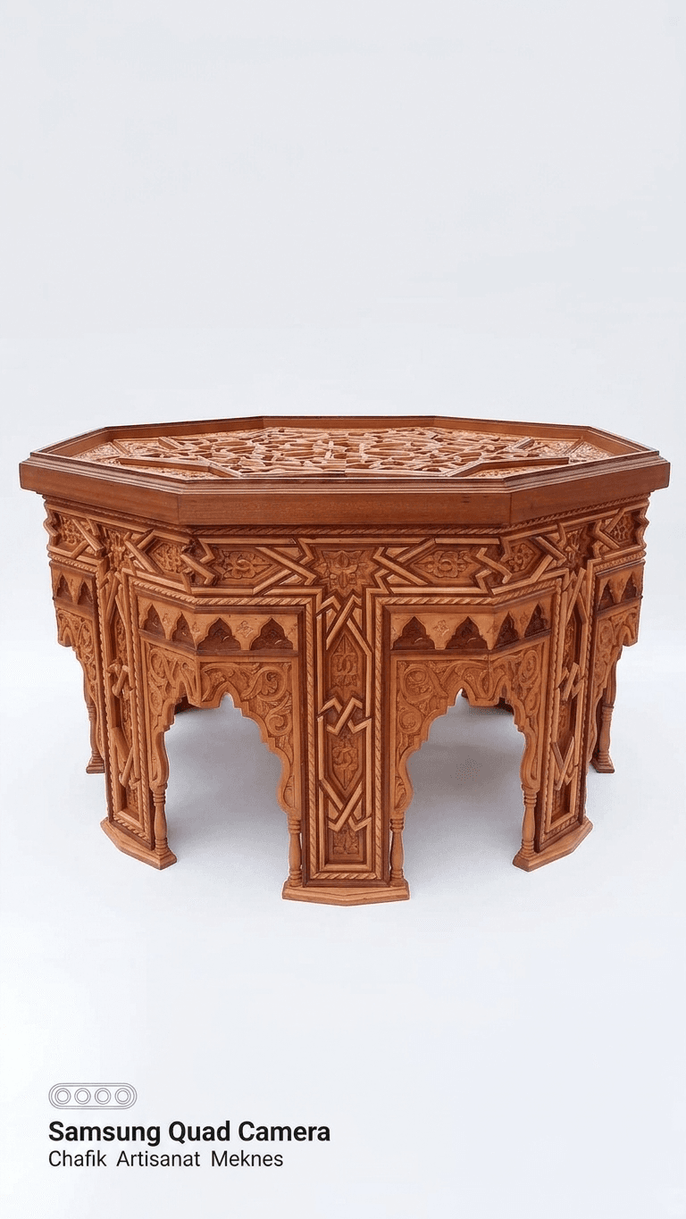 Pupitre de Lecture Inspire du Minbar a Meknes